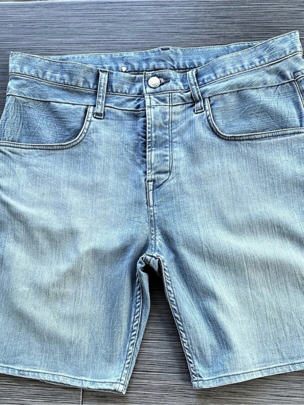 Helmut Lang Jean Shorts Waist 27 Blue